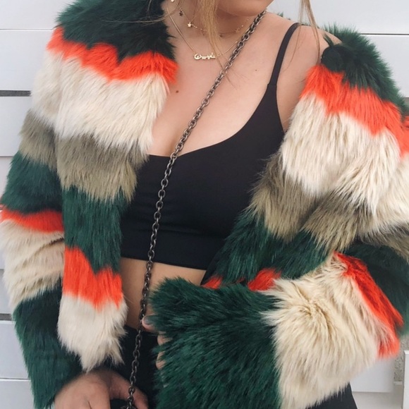 fur coat tommy hilfiger